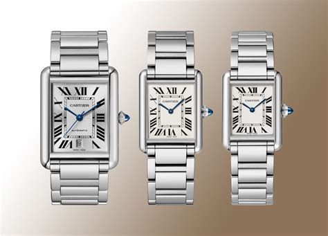 cartier tank measurements